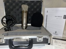 Antigo microfone condensador Behringer B-2 diafragma grande com suporte de suspensão + estojo comprar usado  Enviando para Brazil