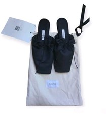 Chinelo Sleeper The Puff cetim mula preto tamanho 8/38 original $290 comprar usado  Enviando para Brazil