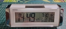 Vintage 00s Seiko SQ685W Solar Table Clock *Japan Market* Radio Wave Controll, usado comprar usado  Enviando para Brazil