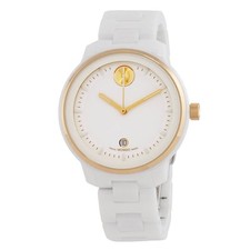 Usado, Relógio unissex Movado BOLD Verso quartzo mostrador branco 3600934 comprar usado  Enviando para Brazil