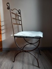Chaises fer coussins d'occasion  Fléac
