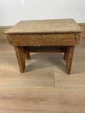 Antique pine stool for sale  MORETON-IN-MARSH