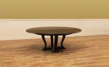 Round solid oak for sale  New Milford