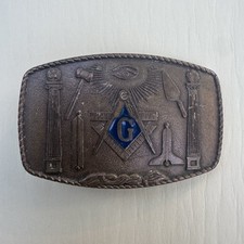 Masonic belt buckle for sale  Cape Girardeau