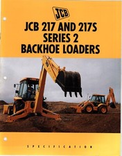 Usado, Folheto de retroescavadeiras JCB 217 E 217S SÉRIE 2 comprar usado  Enviando para Brazil