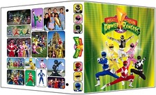 MIGHTY MORPHIN POWER RANGERS 1993 Fichário Personalizado 3 Anéis Foto Cartão Comercial Álbum comprar usado  Enviando para Brazil