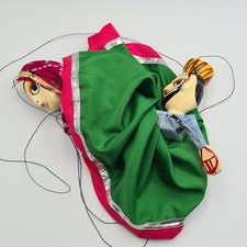 Marionete tradicional vintage indiana de madeira Kathputli corda dupla comprar usado  Enviando para Brazil