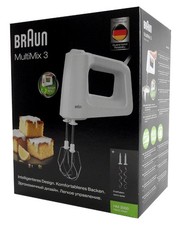 Braun Handmixer MultiMix3 weiß 450 Watt Handrührer Braun HM 3000  gebraucht kaufen  Berlin