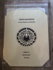 Battlestar Galactica Busca e Resgate Manual de Procedimentos na Tela Prop comprar usado Battlestar Galactica Busca e Resgate Manual de Procedimentos na Tela Prop comprar usado  Enviando para Brazil