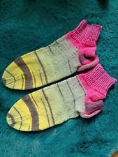 Handgestrickte sneakersocken s gebraucht kaufen  Homburg