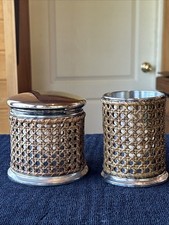 Wicker rattan chrome for sale  Saline