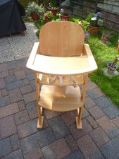 Kinderhochstuhl holz massiv gebraucht kaufen Kinderhochstuhl holz massiv gebraucht kaufen  Kalkar