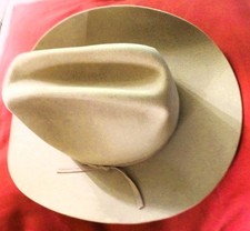 Usado, Chapéu de cowboy John B. Stetson Biege tamanho 7 1/4 3X castor comprar usado  Enviando para Brazil