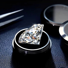 Diamante solto CVD certificado em laboratório 3 quilates D VVS1 clareza corte redondo pedra K, usado comprar usado  Enviando para Brazil