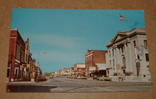 Cartão postal c1960 Downtown Business District antigo Wisconsin WI Town View, usado comprar usado  Enviando para Brazil