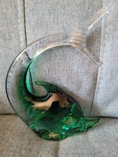 Vintage murano green for sale  WEDNESBURY