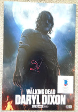 FOTO ASSINADA POR NORMAN REEDUS DARYL DIXON 12x18 Walking Dead Death Stranding Bas comprar usado  Enviando para Brazil