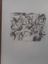 Litografia willem kooning usato  Italia