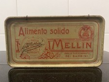 Mellin scatola latta usato  Reggio Emilia