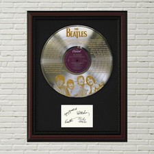 Beatles-Quando eu tenho 64 Prata Long Play incriminou Signature Display de cartão comprar usado  Enviando para Brazil