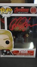 Funko Pop assinado #69 - THOR - Avengers Age OF Ultron - Chris Hemsworth + certificado de autenticidade comprar usado  Enviando para Brazil