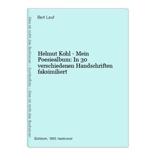 Helmut kohl poesiealbum gebraucht kaufen  Buttenwiesen