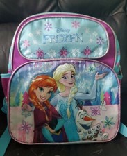 Mochila escolar Disney Frozen Girls 12" fúcsia/azul rosa bolsos Anna Elsa comprar usado  Enviando para Brazil