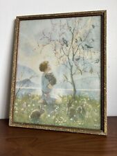 Framed vintage print for sale  HONITON