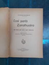 Nietzsche così parlò usato  Roma