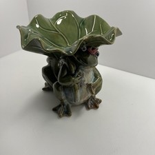Majolica style frog for sale  Oakdale