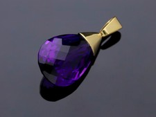 Anhänger amethyst 750 gebraucht kaufen  Düsseldorf