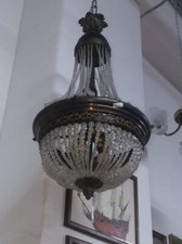 Lampadario mongolfiera cesto usato  Italia