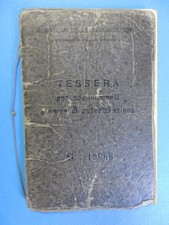 Tessera ferrovie dello usato  Albenga