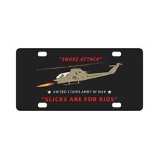 Placa de licença - Exército - AH-1 Cobra - Snake Attack - Slicks são para crianças comprar usado  Enviando para Brazil