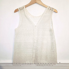 Womens cream waistcoat for sale  NOTTINGHAM