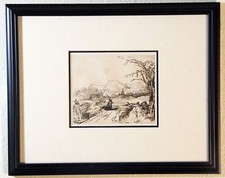 Rembrandt etching 1880 for sale  Park City