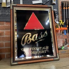 Bass draught mirror for sale  LEICESTER