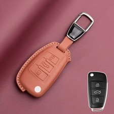 Capa chaveiro de carro couro genuíno para Audi A3 S3 A4 S4 RS4 A6 S6 RS6 Q5 Q7 comprar usado Capa chaveiro de carro couro genuíno para Audi A3 S3 A4 S4 RS4 A6 S6 RS6 Q5 Q7 comprar usado  Enviando para Brazil
