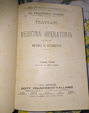Trattato medicina operatoria usato  Napoli