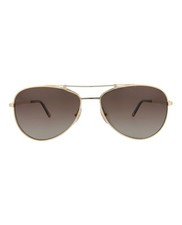 Óculos de grife de moda Cartier unissex aviador dourado marrom dourado comprar usado  Enviando para Brazil