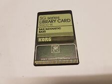 KORG SG series SOUND CARD - SAX / ACOUSTIC BASS comprar usado  Enviando para Brazil