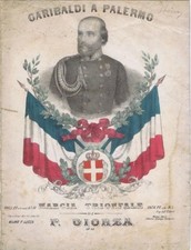 Partituras antigas raras Garibaldi A Palermo Marcia Trionfale, P. Giorza, 1860 comprar usado  Enviando para Brazil