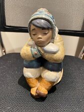 Lladro pensive eskimo for sale  HAYLING ISLAND