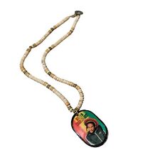 Colar vintage Bob Marley 16" com miçangas Dog Tag comprar usado  Enviando para Brazil