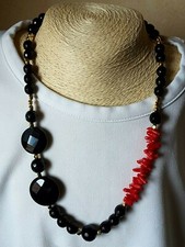 Collana donna pietre usato  Torre Canavese