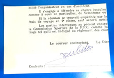 Cyclisme autographe raymond d'occasion Cyclisme autographe raymond d'occasion  Trappes