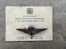 Parachute badge gaunt for sale  OAKHAM