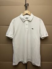 CAMISA POLO MASCULINA LACOSTE TAMANHO L (FR5) BRANCA MANGA CURTA VINTAGE LOGOTIPO PREPPY Y2K comprar usado  Enviando para Brazil