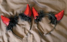 Furry devil horns for sale  MILTON KEYNES