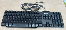 Teclado de computador Dell DJ331 0DJ331 EUA SK-8115 USB com fio preto QWERTY comprar usado  Enviando para Brazil